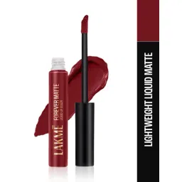 Lakme Forever Matte Liquid Lip Color Crimson Rose - 5.6 ml-image-3
