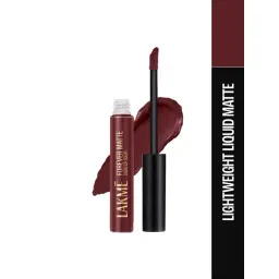 Lakme Forever Matte Liquid Lip Color Wine Touch - 5.6 ml-image-0
