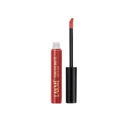 Lakme Forever Matte Liquid Lipstick, Lightweight & transferproof - Coral Sense 5.6ml-picture-20
