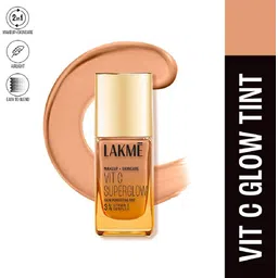 lakmé Makeup+Skincare VitC Superglow Skin Perfecting Tint Neutral Honey N260 Foundation-picture-17