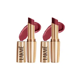Lakme Set of 2 9to5 Powerplay Priming Matte Lipstick 3.6g each- MR5 Berry Base-image-23