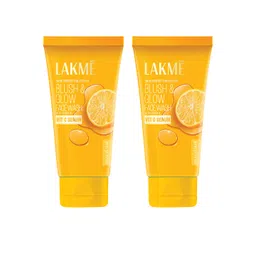 Lakme Set of 2 Blush & Glow Brightening Lemon Facewash with Vitamin C Serum - 100g Each-picture-40