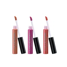 Lakme Set of 3 Forever Matte Liquid Lip Colour 5.6ml Each-Pink Trip,Nude Latte,Coral Sense-image-20