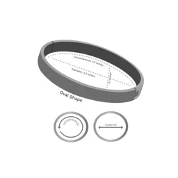 LAKSH Men Stainless Steel Gold-Plated Kada Bracelet image 3