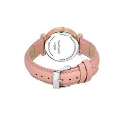 LAKSH Unisex Dial & Leather Straps Analogue Watch MG Leather Peach AvWS image 5