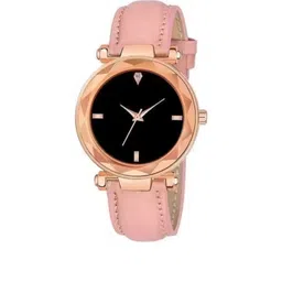 LAKSH Unisex Dial & Leather Straps Analogue Watch MG Leather Peach AvWS image 2