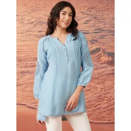 Lakshita Blue Kurti-picture-33