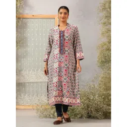 Lakshita Blue Printed Kurti-picture-32