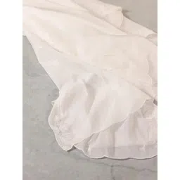 Lakshita Pearl White Embroidered Cotton Dupatta image 4