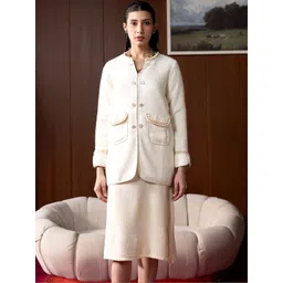 Lakshita Women Fleece Tailored Jacket with Embroidered-picture-19