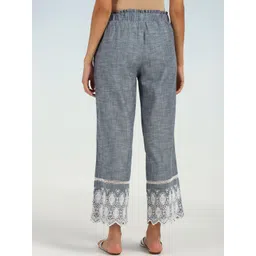 Lakshita Women Mid-Rise Plain Pure Cotton Trousers image 5