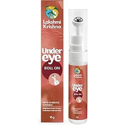 LAKSHMI KRISHNA NATURALS Under Eye Roll Cooling Under Eye Roll-On | Reduces Puffiness, Dark Circles & Fine Lines|Portable & Convenient|15ml pack-picture-33