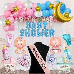 lala balloon Baby Shower Decoration Items - 73Pcs Baby Shower Decorations-picture-25