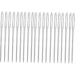 LALAFINA 20pcs Large-Eye Cross Stitch Needles 6cm Stitching Needles Yarn Perfect for Needlework Crochets and Knits-picture-29