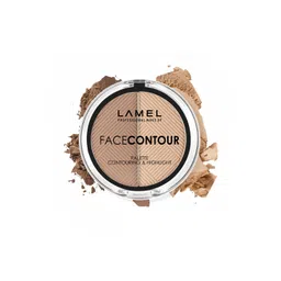 LAMEL Natural Finish Contouring & Highlight Face Contour Palette - Shade 401-picture-30