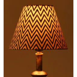 lampenschirm india Ebony Chevrons 20cm Empire Paper Lampshade (Black)-picture-24