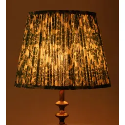 lampenschirm india Regal Fern 40cm Straight Empire Cotton Lampshade (Green)-picture-24