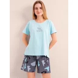 L&M Leisure and Moods Women Graphic Printed Night suit-picture-30