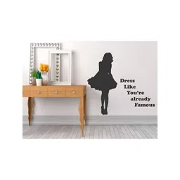 LANSTICK Black Girl With Fashion Printed Waterproof Wallpaper-picture-21