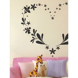 LANSTICK Black Heart Printed Splashproof Wallpaper-picture-23