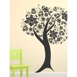 LANSTICK Black Printed Waterproof Wallpaper image 1