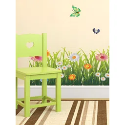 LANSTICK Multi Grass With Butterflies Wall Sticker-picture-12