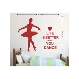 LANSTICK Red Love With Dance Wallsticker-image-0