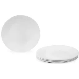 laopala diva Diva Plainware Opalware Glass Quarter Plate (7.5-inch, White) Set of 6 Quarter Plate-picture-10