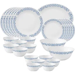 laopala Pack of 27 Opalware Ivory Royale Arch 27 Pcs Dinner Set-picture-12