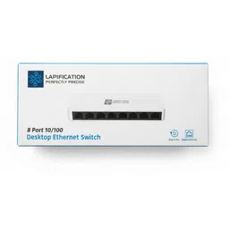 LAPIFICATION 10/100 8 Port Giga Ethernet Switch 8 Ports 100 Mbps Unmanaged Network Switch-picture-16
