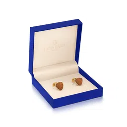 Lapis Bard Gold-Toned & Brown Cufflink-picture-25