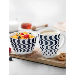 Larah by BOROSIL 2 Pcs Printed Mug with Bowl-picture-14