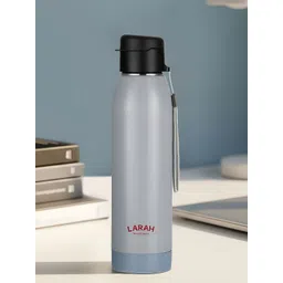 Larah by BOROSIL Airo Grey Brand Logo Printed Stainless Steel Water Bottle-650 ml-picture-19