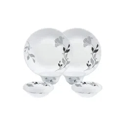 Larah by Borosil Millenia White Opalware 6 Pieces Dinner Set-image-49