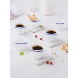 Larah by Borosil Multicolor Ceramic Opalware Tea Cup - Set of 6 90ml-picture-31