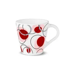 Larah by Borosil White Ceramic Tea & Coffee Mug - Set of 4 280ml-picture-14