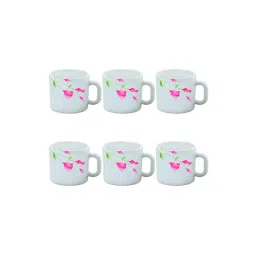 Larah by Borosil White Opalware 6 Piece Tea Set-picture-46