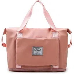 Large Capacity Foldable Travel Bag for Women & Men | Waterproof Nylon Duffel Bag with Trolley Sleeve & Multiple Pockets | Carry-on Luggage Bag for Travel, Gym, Weekend Trips-picture-28