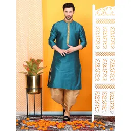 Larwa Men Floral Regular Kurta with Salwar-picture-13