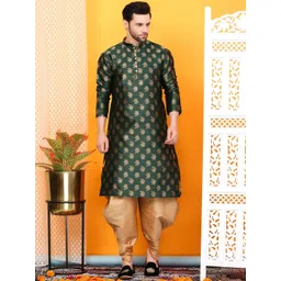 Larwa Men Regular Kurta with Dhoti Pants-picture-14