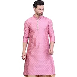 larwa Over Crowd Men Art Woven Jacquard Kurta for Men-picture-11