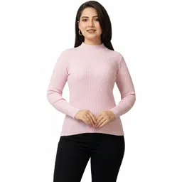 LASOON Women Ribbed Woollen Pullover-picture-33