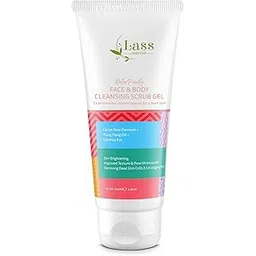 Lass Natural Detox Purify Face and Body Scrub Gel | Gentle Exfoliation with Ylang Ylang Oil | Brightens Skin | Reduces Pigmentation and Blemishes | Improves Texture |Unclogs Pores for Men and Women -100ML-picture-54