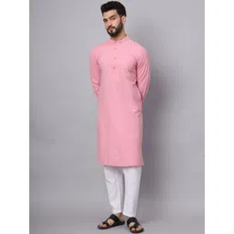 Latest Chikan Garments Mandarin Collar Cotton  Straight Kurta-picture-23