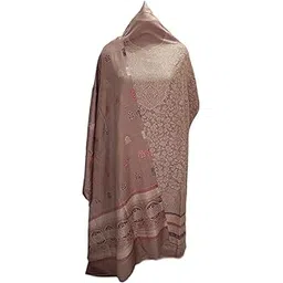 Latest Womens Woolen Suit For Women with Salwar(patiyala/palazzo/chudidar)kashmiri Shawl Winter Wear Unstitched Fabric Woollen Kurta Pant Set Dress Material,premium suits by pure Pashmina wooltexCAMEL-picture-48