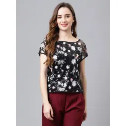 Latin Quarters Black Embellished Top-picture-32