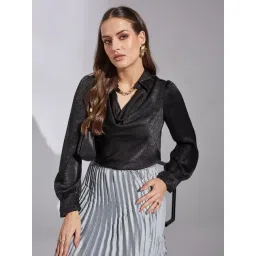 Latin Quarters Black Polyester Regular Fit Top-picture-21