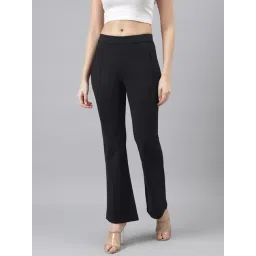 Latin Quarters Black Regular Fit High Rise Trousers-picture-48