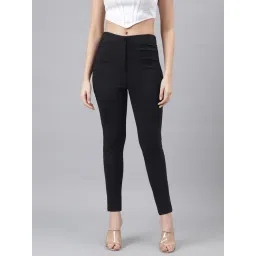 Latin Quarters Black Regular Fit Mid Rise Jeggings-picture-40