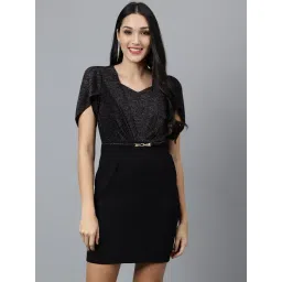 Latin Quarters Black Shift Dress-picture-37